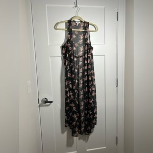 Long sheer kimono cardigan, fits up to women’s large